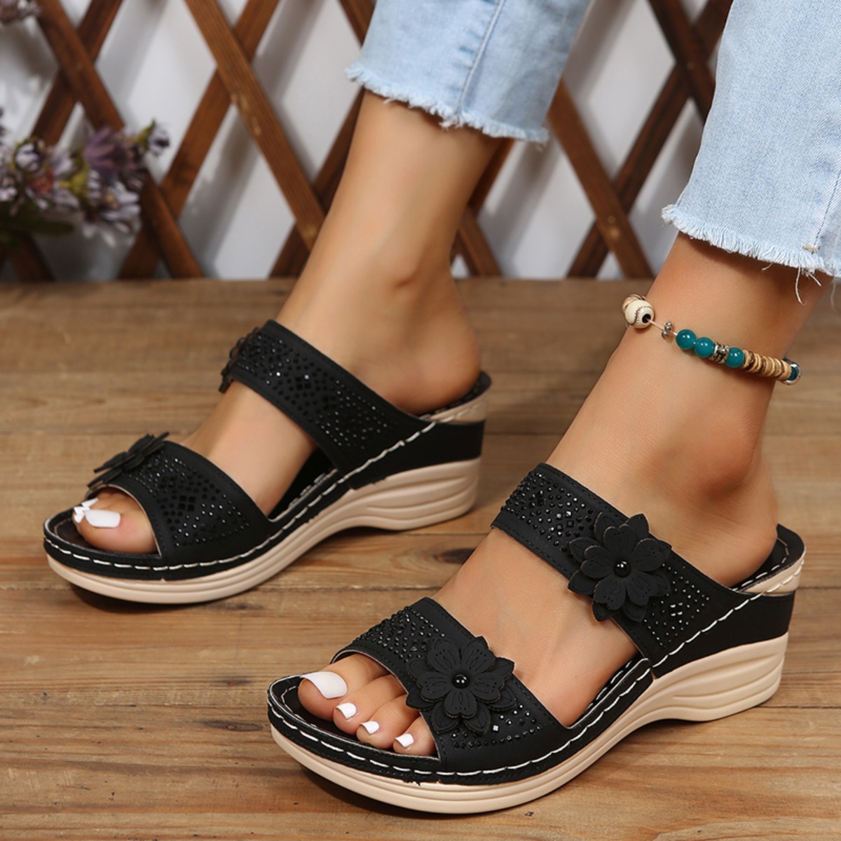 New Fashion Summer Women Wedge - Vintage Fashion Online review and price