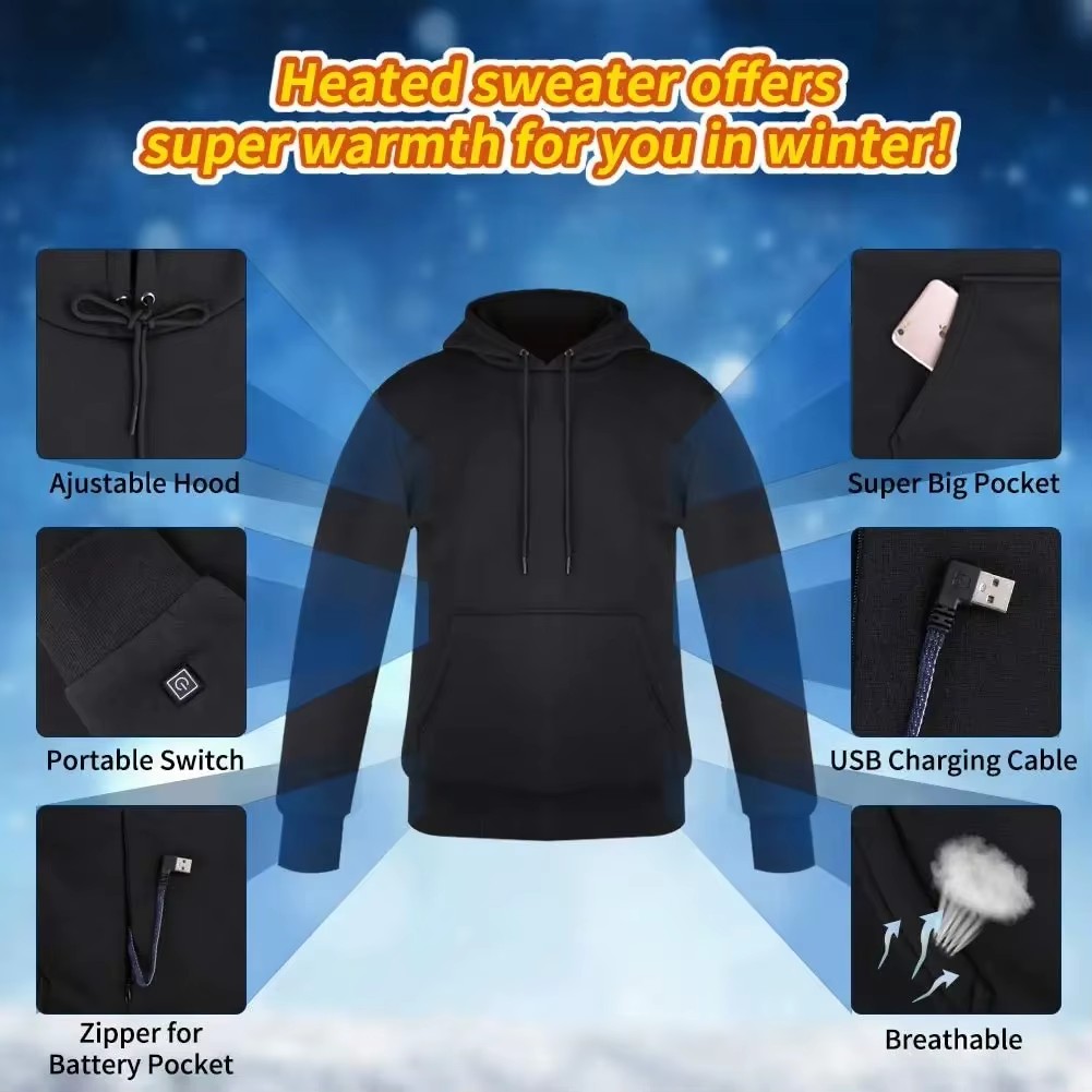 Women USB Heating Hoodies Men  - Vintage Victorian Fashion review and price