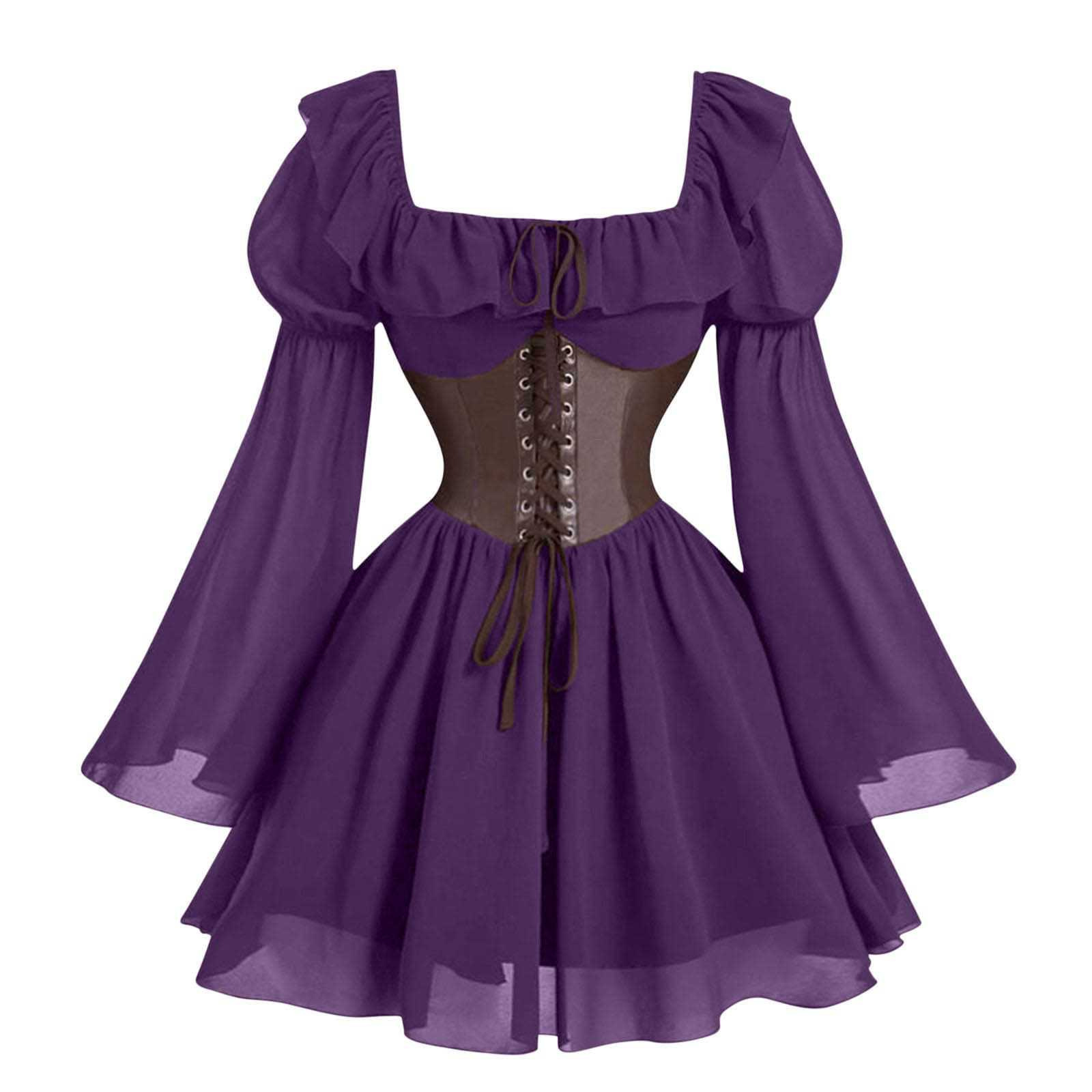Renaissance Medieval Long Slee - Vintage Victorian Fashion review and price