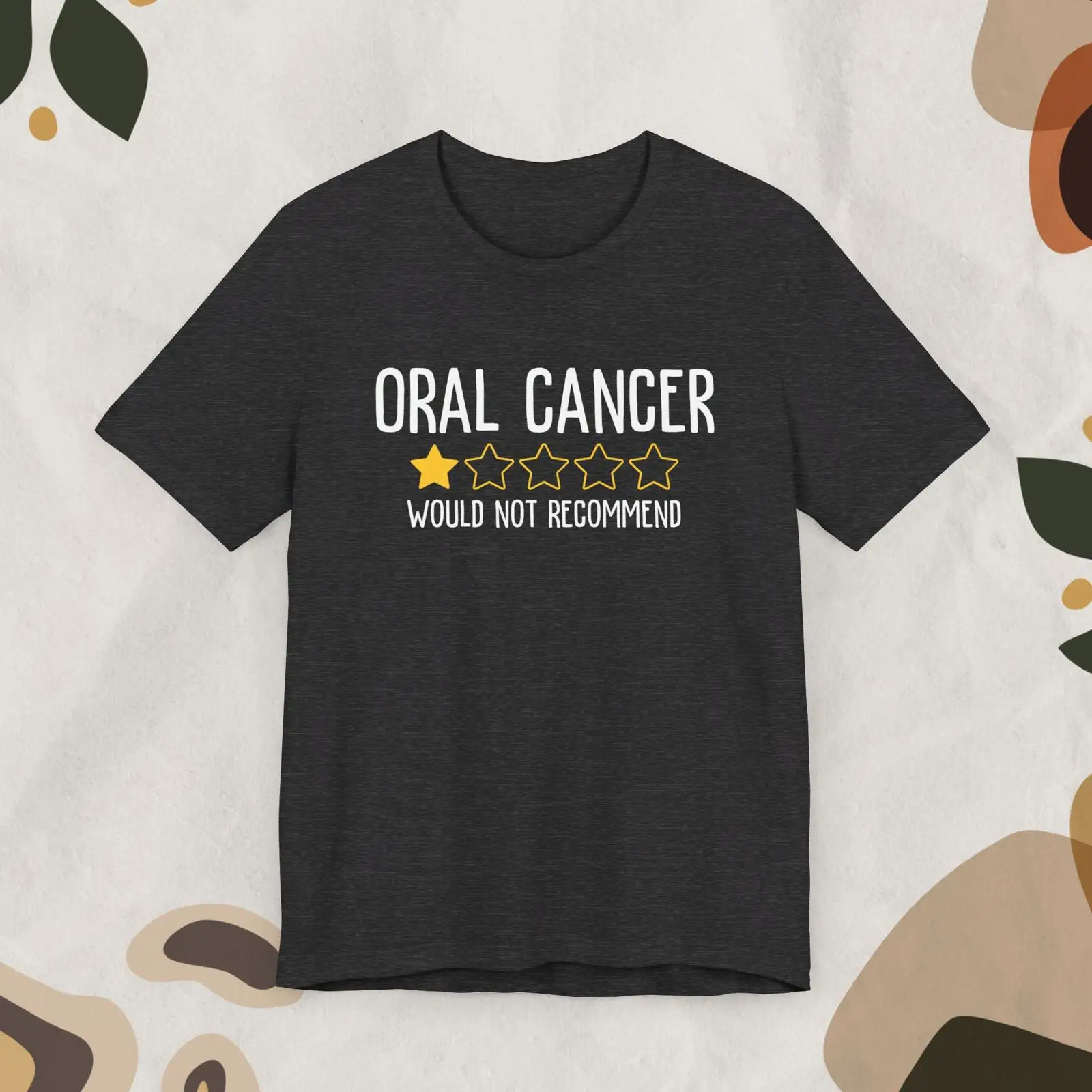 Oral Cancer Awareness T Shirt  - Vintage Fashion Research review and price