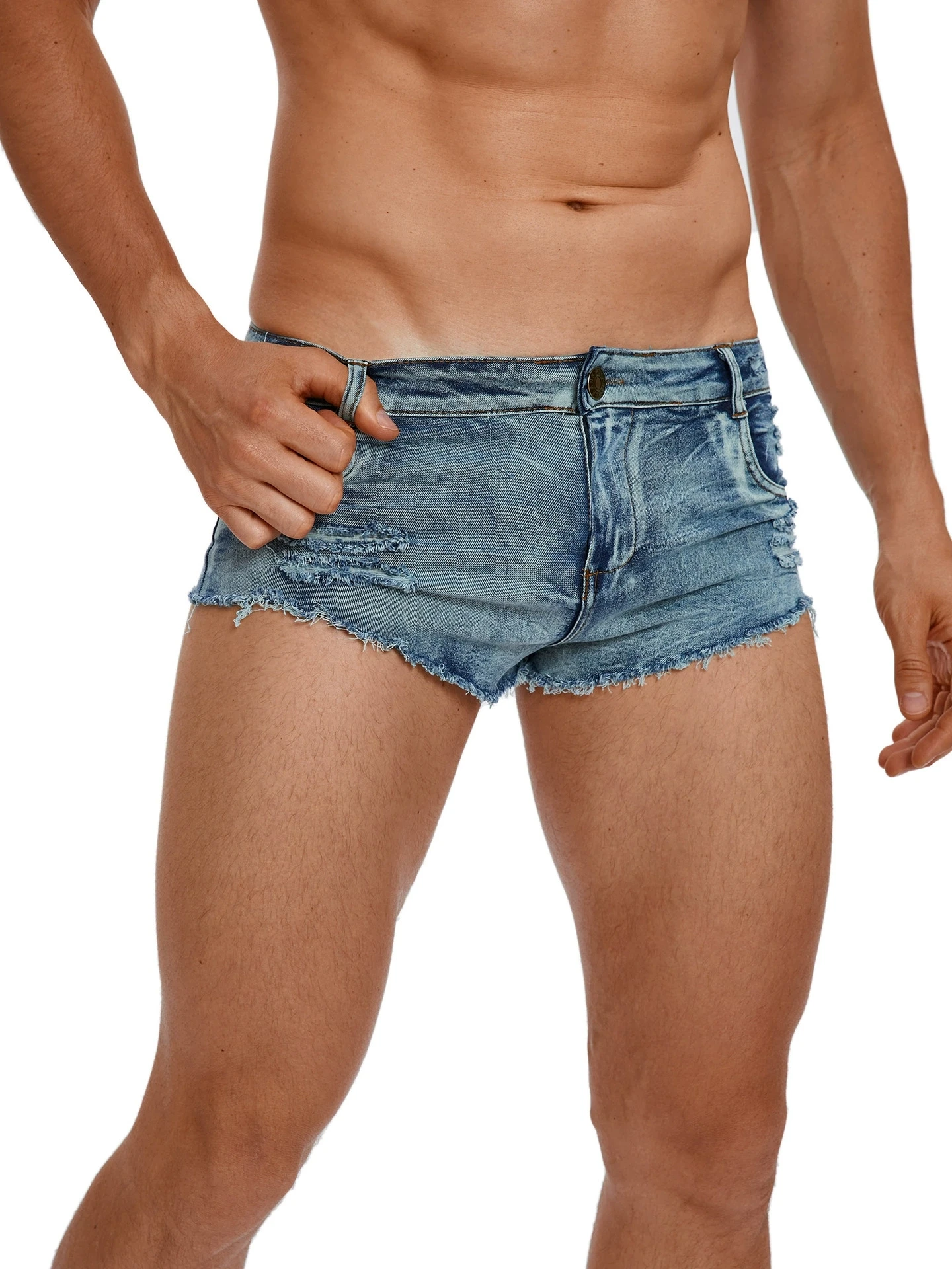 Men's Low Waist Jeans Shorts F - Vintage Fashion Jeans review and price