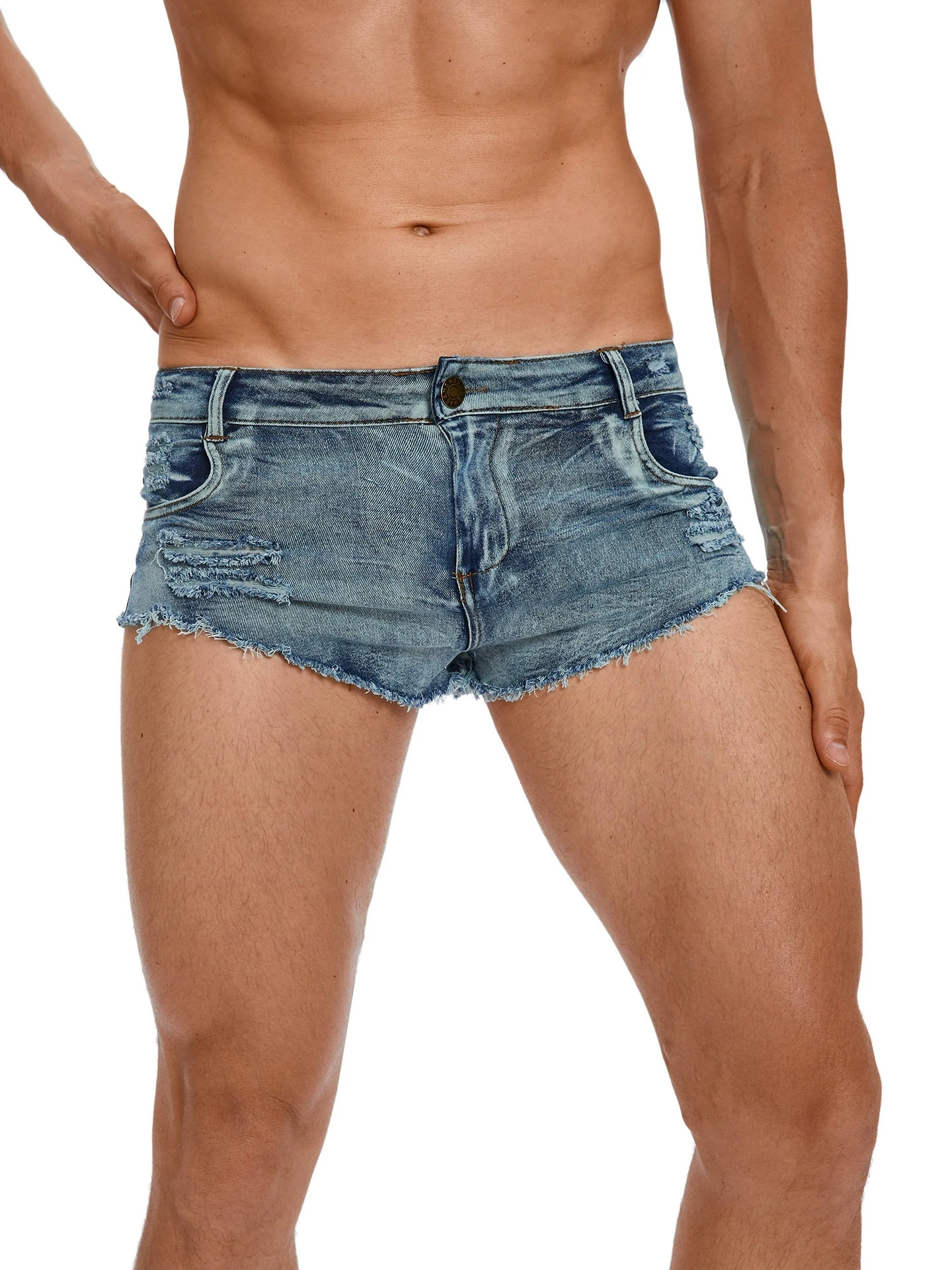 Men's Low Waist Jeans Shorts F - Vintage Fashion Jeans review and price
