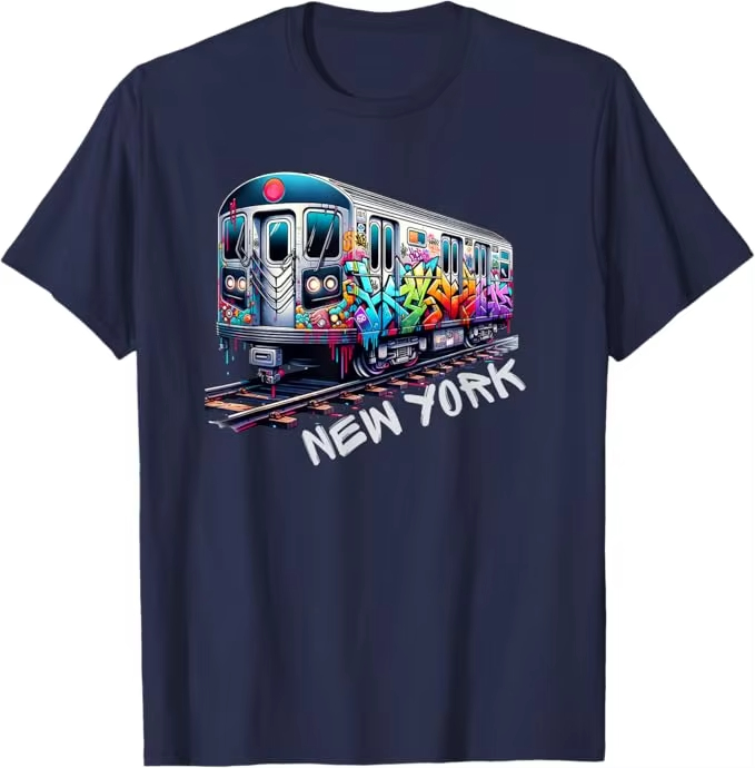New York Train Graffiti Style  - Vintage Fashion Nyc review and price