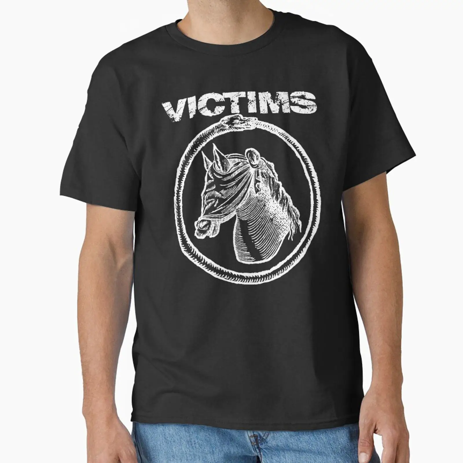 VICTIMS HORSE Classic T Shirt  - Vintage Fashion Victim review and price
