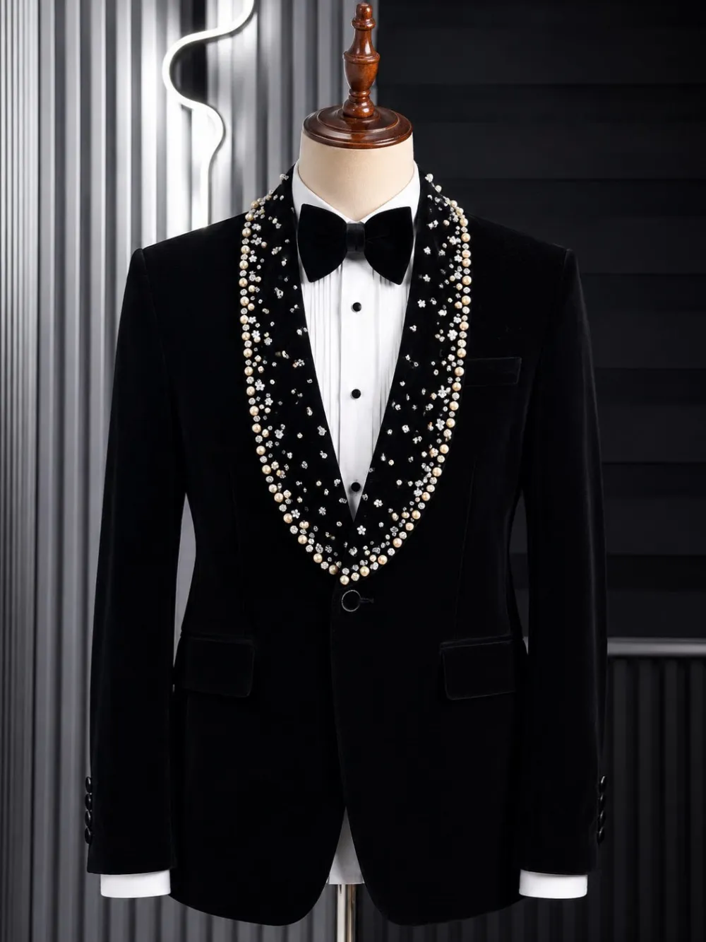 Vintage Wedding Tuxedos Pearls - Velvet Blazer Vintage review and price