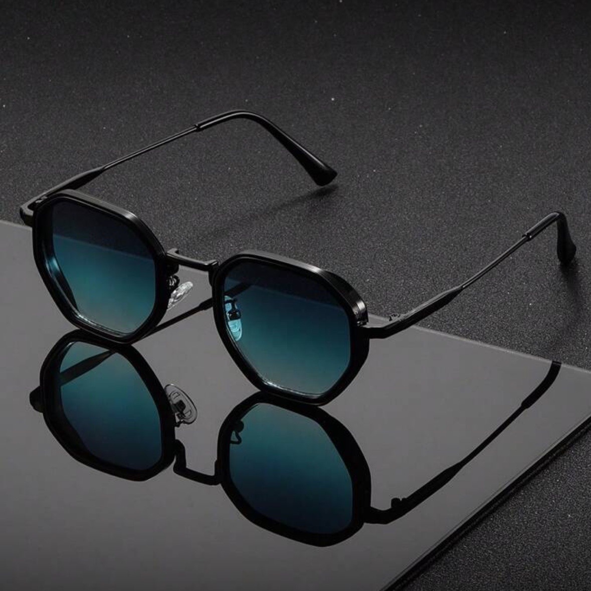 1 Pair Unisex Round Metal Fash - Vintage Fashion Female review and price