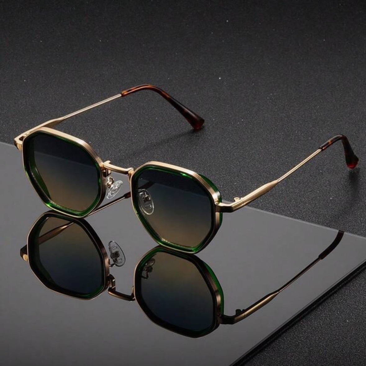 1 Pair Unisex Round Metal Fash - Vintage Fashion Female review and price