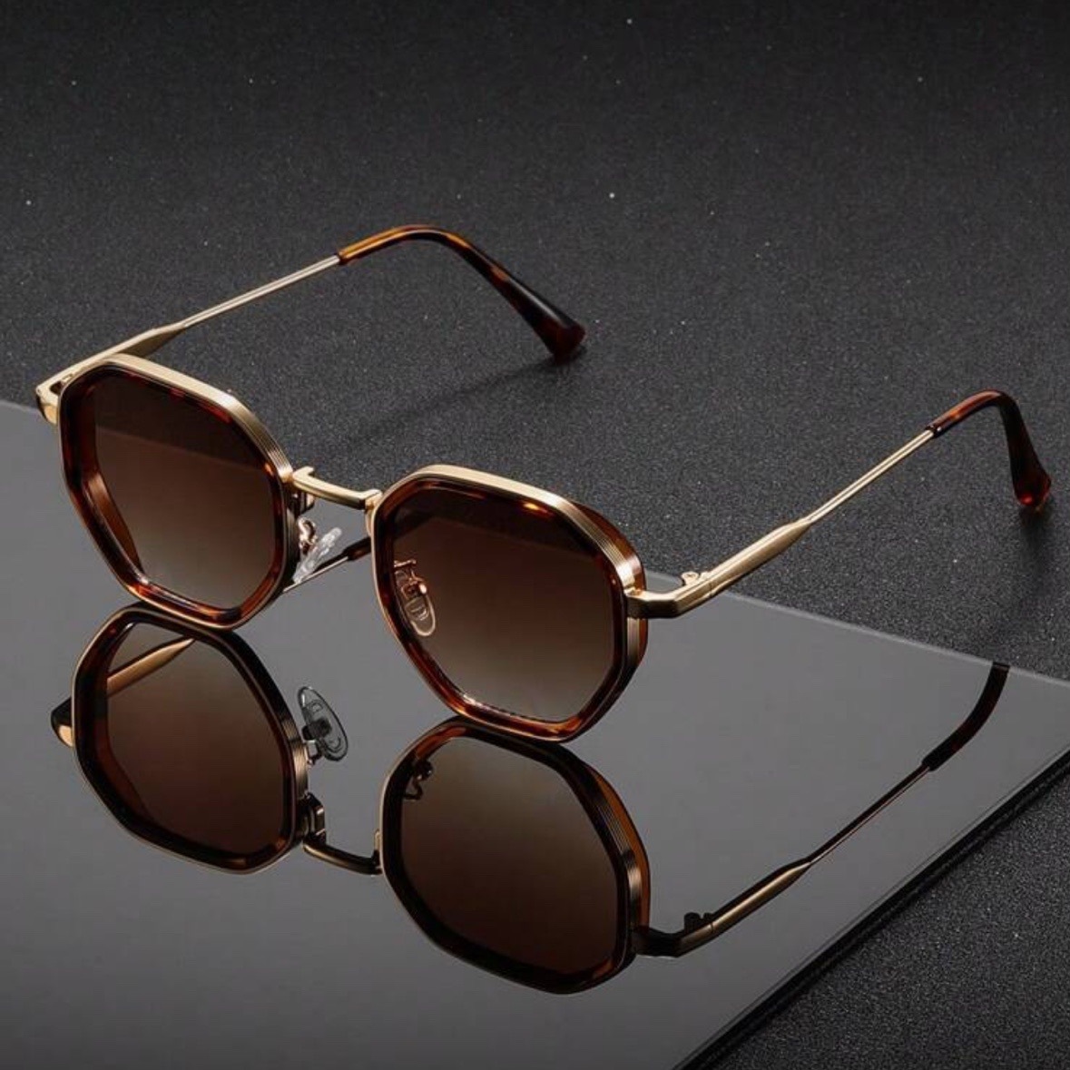 1 Pair Unisex Round Metal Fash - Vintage Fashion Female review and price